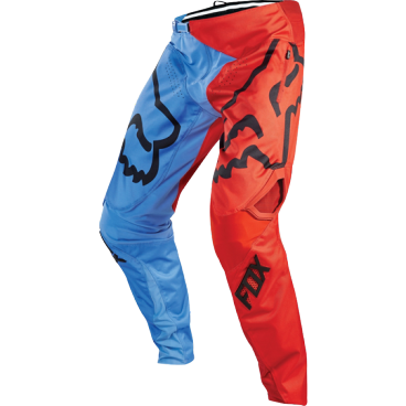 Велоштаны Fox Demo DH Pant, сине-красные, полиэстер