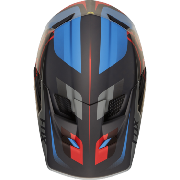Козырек к шлему Fox Rampage Pro Carbon Seca Visor, черно-серо-красный, пластик, 20301-096-OS FOX RACING