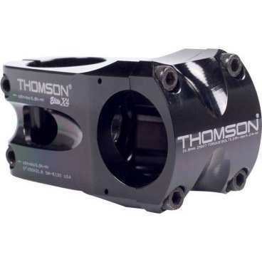 Вынос велосипедный Thomson Elite X4, 50x0*x31.8 мм, шток 1-1/8", алюминий, черный, SM-E130-BK