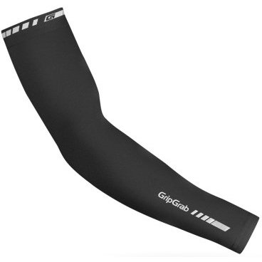 Велорукав GripGrab Arm Warmers, утепленные, ветрозащита, черный