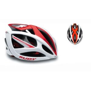 Каска Rudy Project AIRSTORM WHITE/RED SHINY S-M