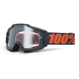 Велоочки 100% Accuri Enduro Gunmetal / Clear Dual Lens, 50202-025-02