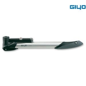 Насос GIYO, телескоп, Мax 120psi, авто/вело ниппель, алюминиевый корпус, МАНОМЕТР, Тайвань