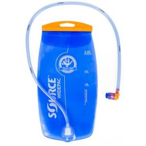 Фляга/гидропак вело M-Wave SOURCE 2 литра, прозрачно-голубая, антибактериальная защита, 5-122515