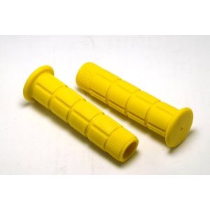 Грипсы велосипедные MTB 125mm, резина, желтые, HL-GB72 yellow