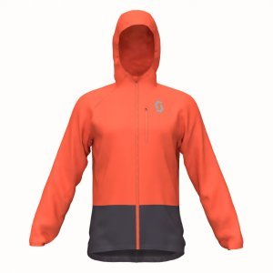Куртка SCOTT KINABALU RUN WB, оранжевый/железный черный, 2018, 264790-5804