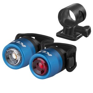Комплект освещения KELLYS IO USB синий: 50лм/15лм, алюминиевый корпус, 0,5W Cree LED, 74128