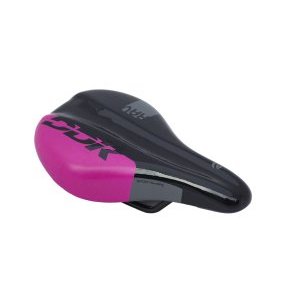 Седло велосипедное DDK D924V, для детских велосипедов, для девочек, черно-розовый, DDK-D924V