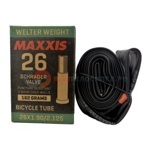 Велокамера Schrader Maxxis Welter, 26x1.9/2.125, Weight 0.9mm, черный, автониппель, IB63803200 