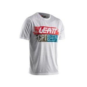 Велофутболка Leatt Core T-Shirt, белый, 2020, 5020004802