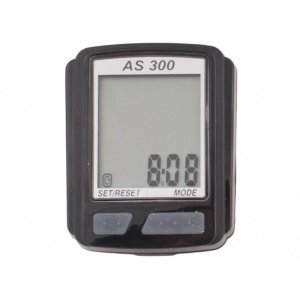 Велокомпьютер Assize, 13 функций, проводной, черный, AS-300