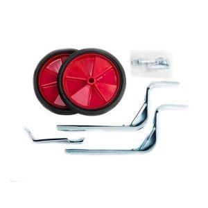 Приставные колеса Vinca Sport, 12"-20", сталь/пластик, красные, HRS 12-20 red