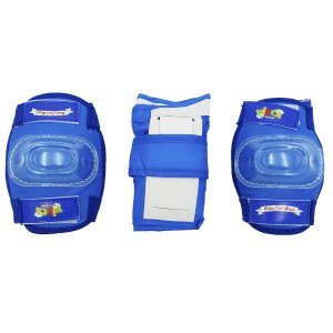 Комплект защиты детский Vinca Sport (наколенники, налокотники, наладонники), синий, размер  S, VP 32 blue (S)