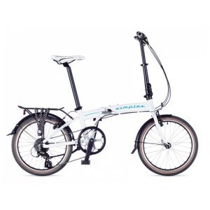 Рама велосипедная AUTHOR, алюминиевая, складная, с замком, для Simplex 2015, белая, 8-2015002 
