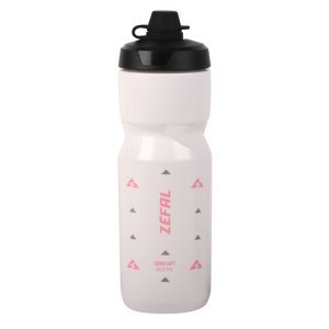 Фляга велосипедная Zefal Sense Soft 80 No-Mud Bottle, пластик, 800 мл, розовый/серый, 2023, 157R