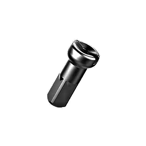 Ниппель латунный Pillar, Brass nipple, 14G x 16 mm Black, NBK440014