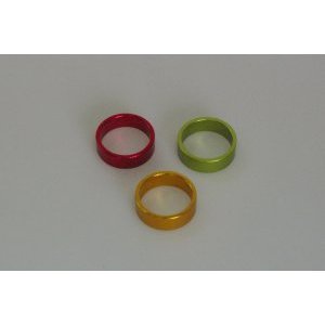 Кольцо проставочное JOY KIE 28,6*10mm зеленое алюмин.анодированное, H000005879
